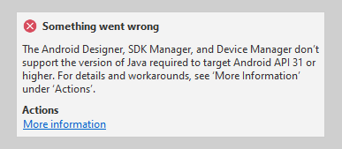 VS Designer error